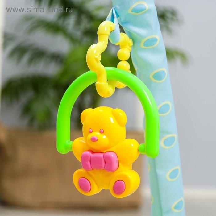 Развивающий коврик «Зоопарк», с дугами и погремушками Развивающий коврик «Зоопарк», с дугами и погремушками