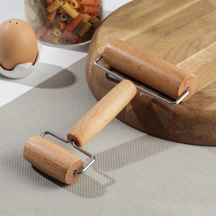 Валик для раскатки теста Доляна «Профи», 17×11×3 см Валик для раскатки теста Доляна «Профи», 17×11×3 см