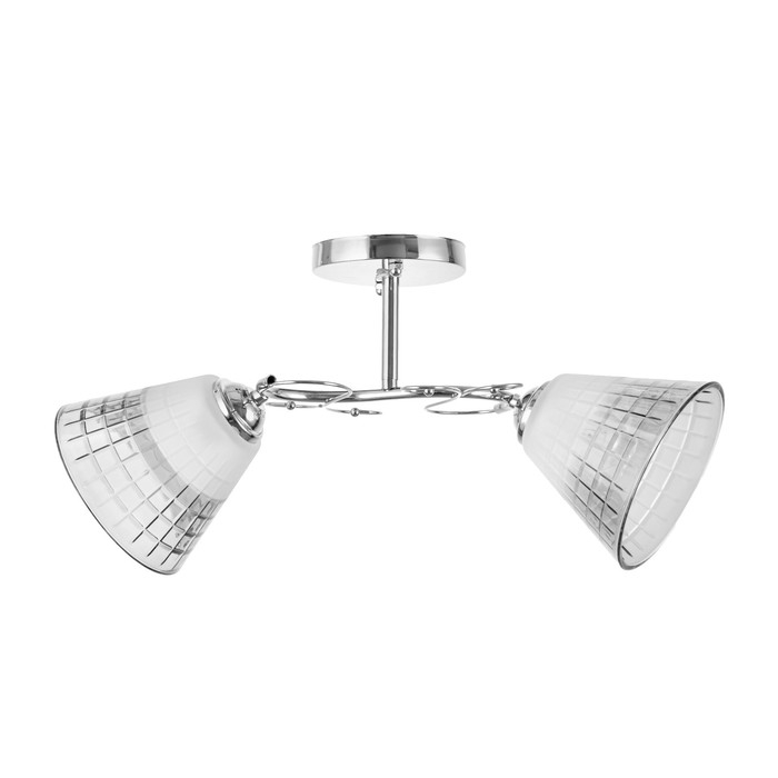Люстра Люстра "Идрис" 2хЕ27 40Вт хром 47х26 см