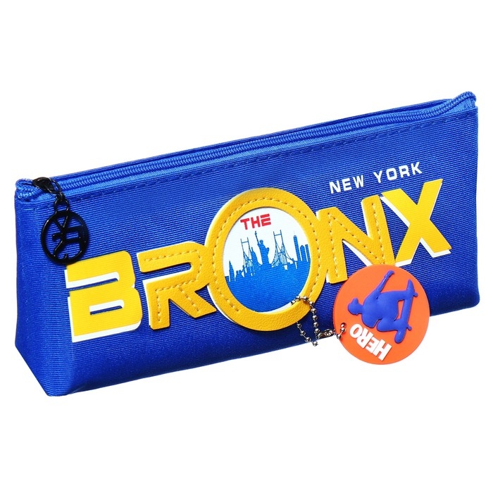 Пенал школьный на молнии Пенал школьный на молнии "Бронкс", микс