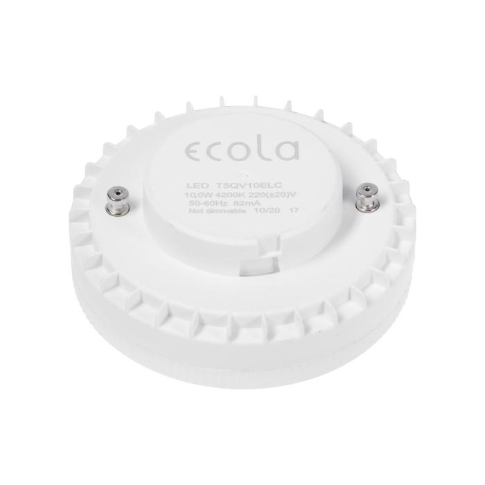 Лампа светодиодная Ecola, GX53, 10 Вт, 4200 K, 220 В, 27x75 мм, матовое стекло Лампа светодиодная Ecola, GX53, 10 Вт, 4200 K, 220 В, 27x75 мм, матовое стекло