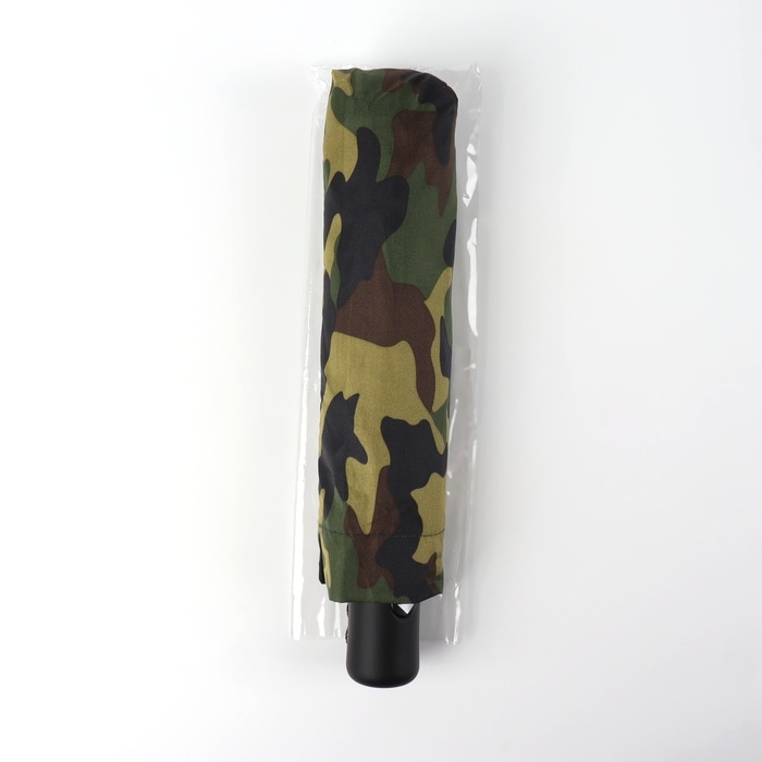 Зонт автоматический «Камуфляж», эпонж, 3 сложения, 8 спиц, R = 48/55 см, D = 110 см, цвет МИКС Зонт автоматический «Камуфляж», эпонж, 3 сложения, 8 спиц, R = 48/55 см, D = 110 см, цвет МИКС