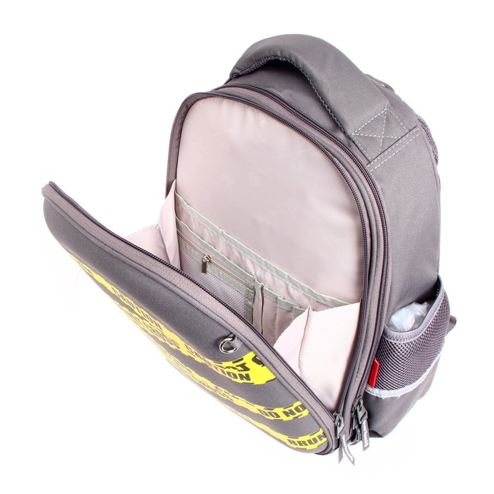 Рюкзак каркасный 38 х 30 х 20 см, Bruno Visconti "Будь осторожен"