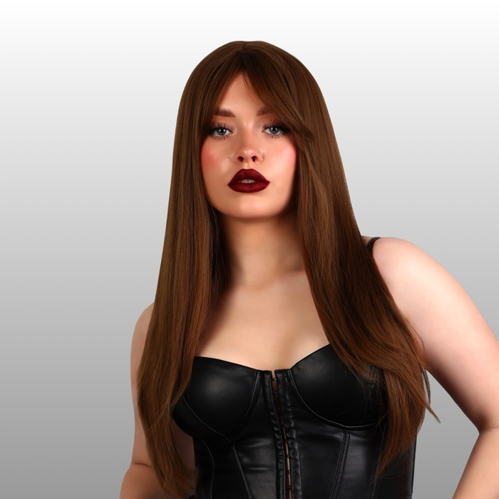 Парик искусственный, с чёлкой, имитация кожи, 60 см, 240 гр, цвет русый(#SHT8А) Парик искусственный, с чёлкой, имитация кожи, 60 см, 240 гр, цвет русый(#SHT8А)