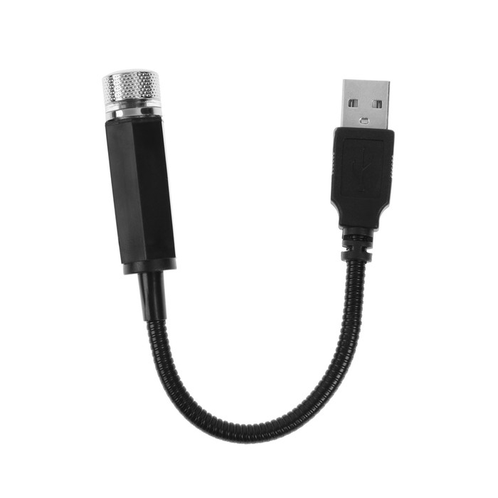 Проектор звездного неба в салон авто от USB, звездное небо, красный Проектор звездного неба в салон авто от USB, звездное небо, красный