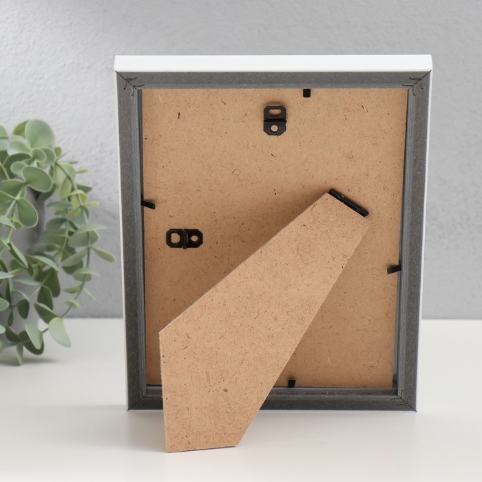 Фоторамка пластик Фоторамка пластик "МИРАМ" 15х21 см, 641801 белый