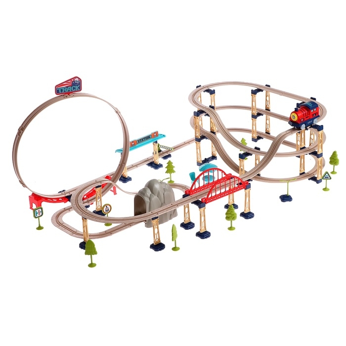 Железная дорога «Город», работает от батареек Железная дорога «Город», работает от батареек