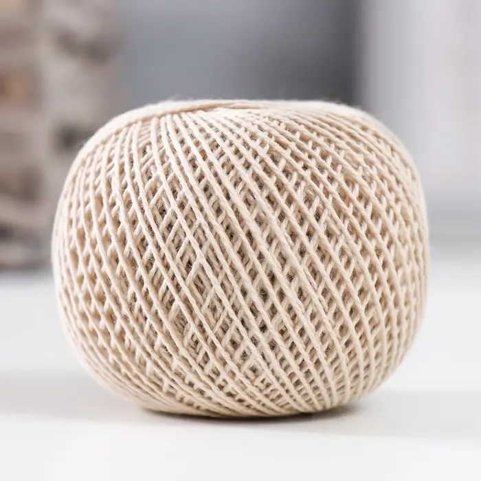 Пряжа для вязания спицами, крючком &laquo;ПНК Кирова. Флокс&raquo;, 150 м/25 г, 100% хлопок немерсеризованный, цвет 3600