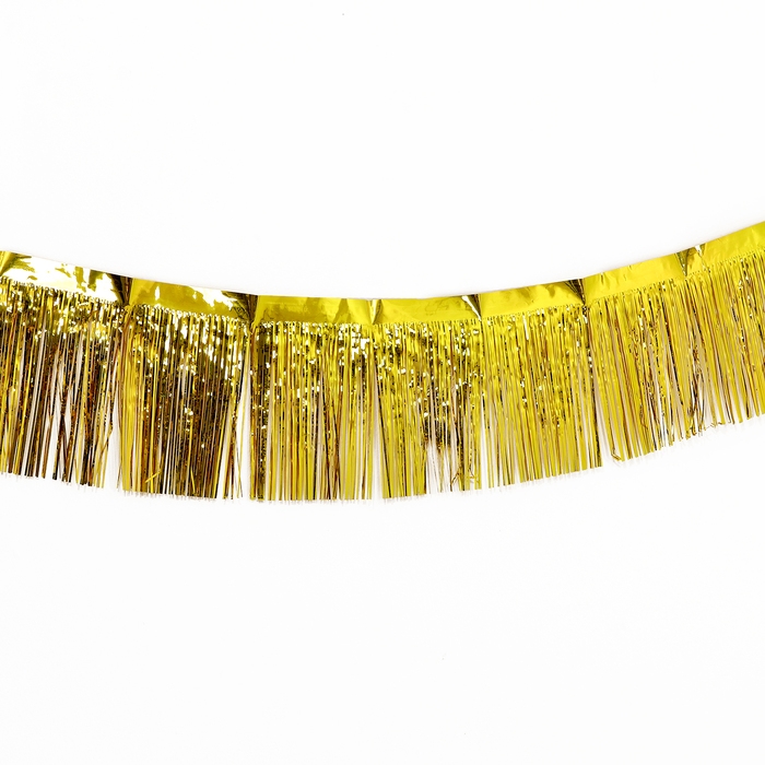 Гирлянда «Дождик» с липкой лентой, 2 метра, цвет золотой Гирлянда «Дождик» с липкой лентой, 2 метра, цвет золотой