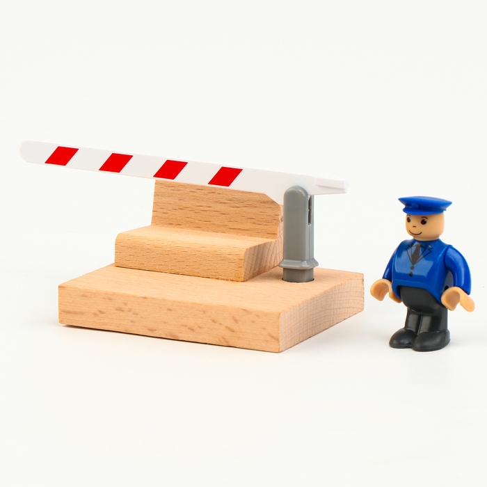 Детский шлагбаум «Дорожная полиция» совместим с Ж/Д набором «Транспорт» 7,5 × 6 × 4 см Детский шлагбаум «Дорожная полиция» совместим с Ж/Д набором «Транспорт» 7,5 × 6 × 4 см