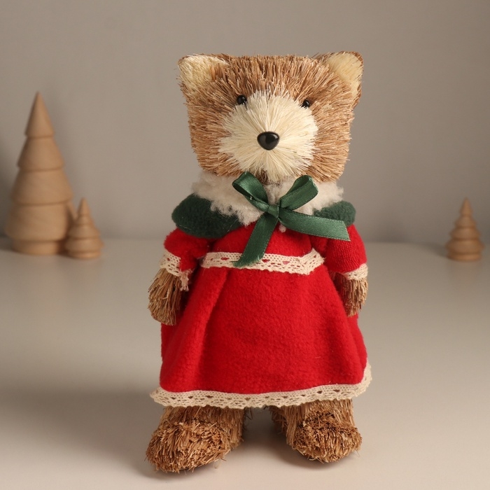 Декор Декор "Мишутка в платье" 10х10х21 см