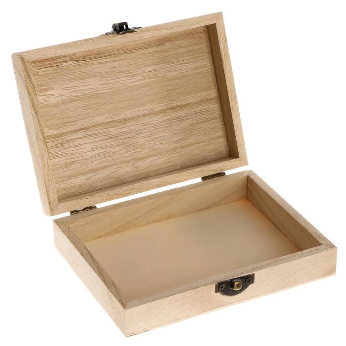 Шкатулка дерево под роспись Шкатулка дерево под роспись "Прямоугольная" 4х10,8х15 см