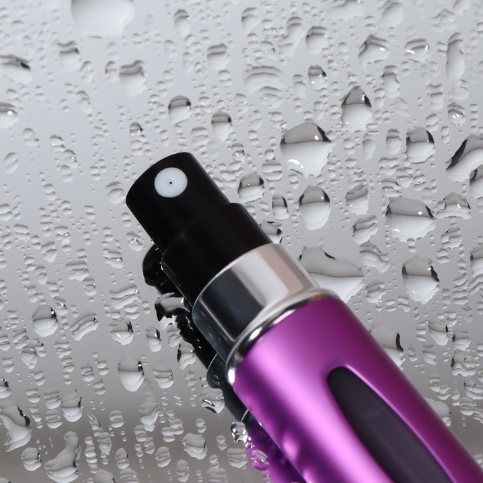 Атомайзер для парфюма, с распылителем, 5 мл, цвет фиолетовый Атомайзер для парфюма, с распылителем, 5 мл, цвет фиолетовый