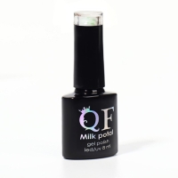Гель лак для ногтей, «MILK POTAL», 3-х фазный, 8мл, LED/UV, цвет белый/зелёный (08)