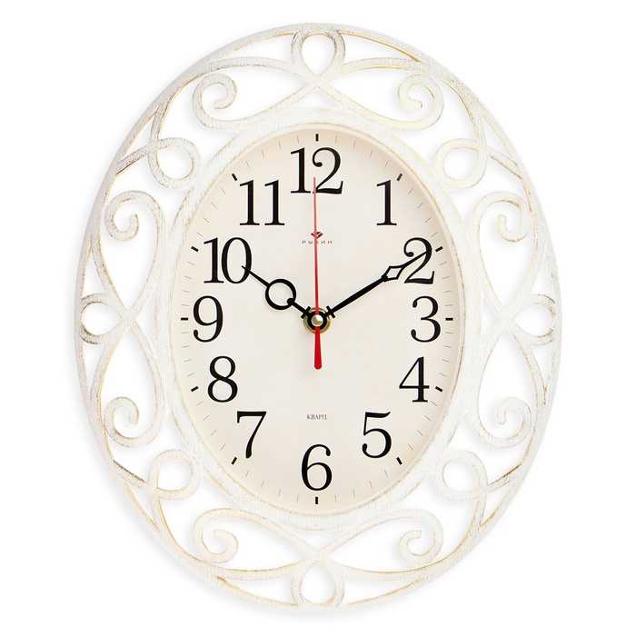 Часы настенные, интерьерные "Витки", бесшумные, 31 х 26 см
