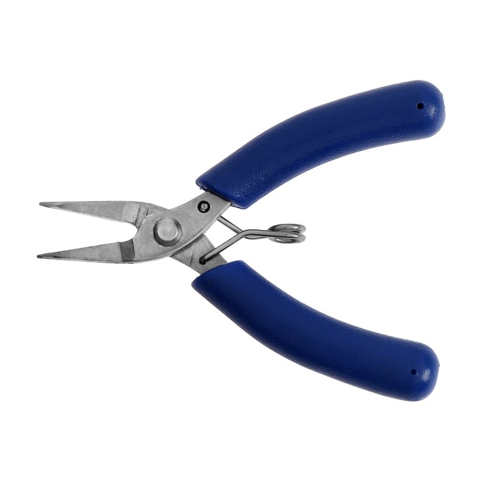 Длинногубцы для электроники, ТУНДРА mini, нерж. сталь, противоскользящие рукоятки, 90 мм Длинногубцы для электроники, ТУНДРА mini, нерж. сталь, противоскользящие рукоятки, 90 мм