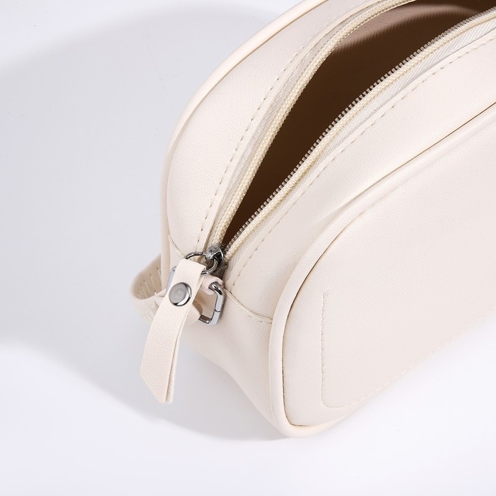 Сумка кросс-боди на молнии, цвет бежевый Сумка кросс-боди на молнии, цвет бежевый