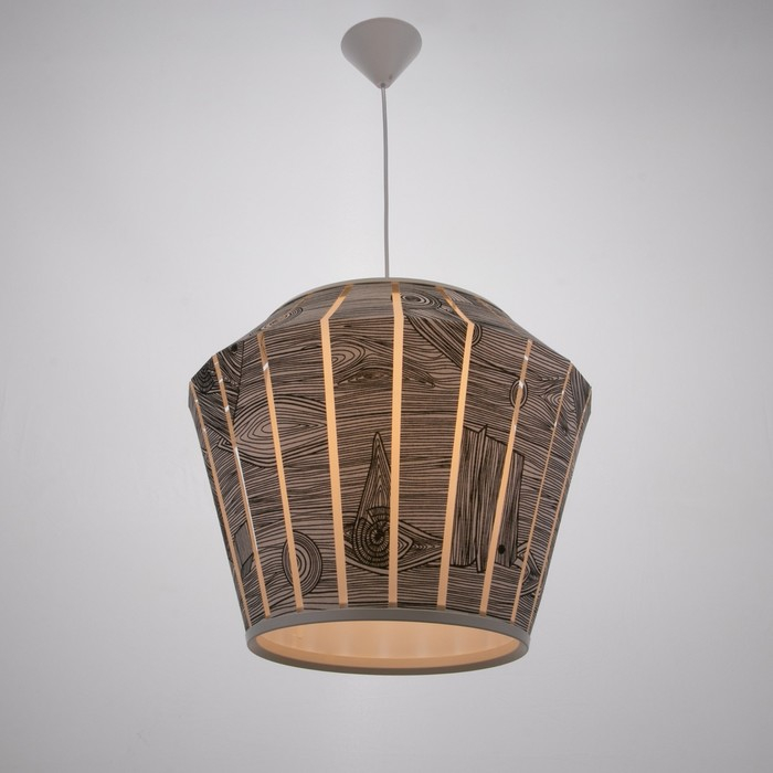 Светильник BayerLux 1673/1WT E27 40Вт бело-черный 48х48х36-136 см