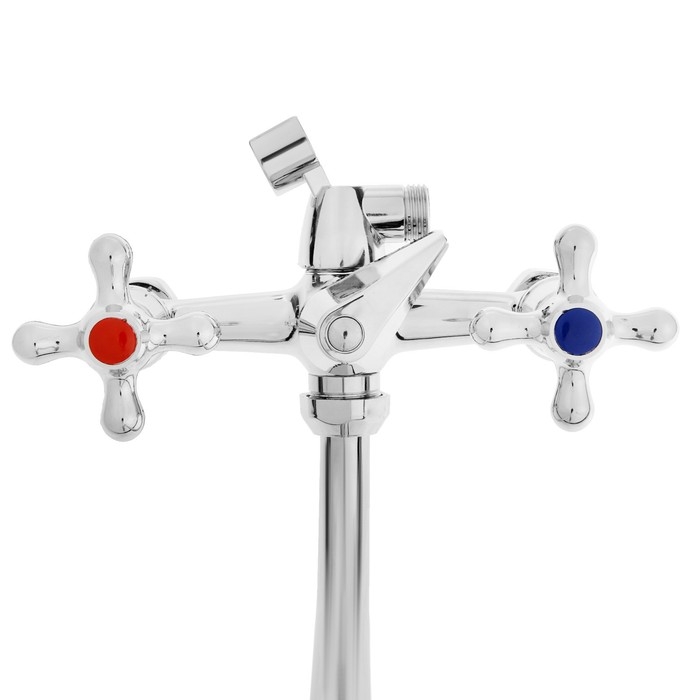 Смеситель для ванны Istok life Standard 0402.417, двухвентильный, с длинным изливом, хром Смеситель для ванны Istok life Standard 0402.417, двухвентильный, с длинным изливом, хром