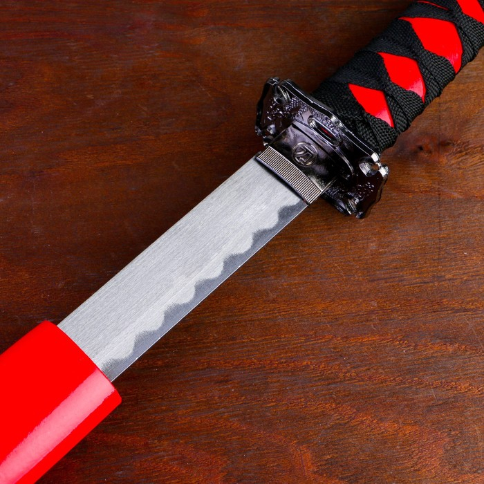 Сувенирное оружие «Катана на подставке», красные ножны, 103см Сувенирное оружие «Катана на подставке», красные ножны, 103см