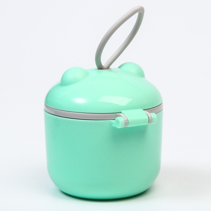 Контейнер для детского питания Мишка 2, 250 мл, цвет бирюзовый Контейнер для детского питания Мишка 2, 250 мл, цвет бирюзовый