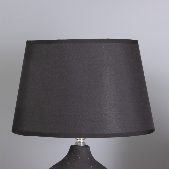 Лампа настольная Лампа настольная "Анжелика" 1х40Вт Е14 черный 22х22х32см