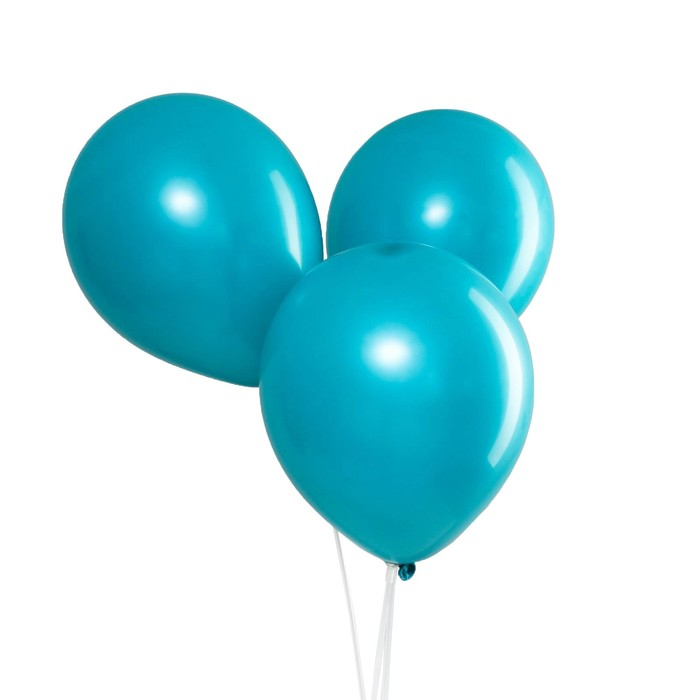 Шар латексный 12 Шар латексный 12", пастель, набор 100 шт., цвет бирюзовый