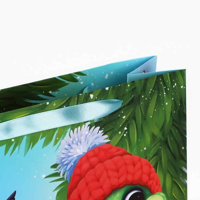 Пакет подарочный новогодний ламинированный «Змея 2025», L 31 х 40 х 11.5 см, Новый год Пакет подарочный новогодний ламинированный «Змея 2025», L 31 х 40 х 11.5 см, Новый год