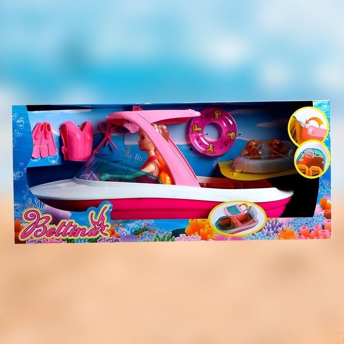 Кукла-модель «Катер Ксении» с аксессуарами и питомцами Кукла-модель «Катер Ксении» с аксессуарами и питомцами