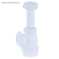 Сифон для мойки Aquant,  1 1/2" х 40 мм, без выпуска