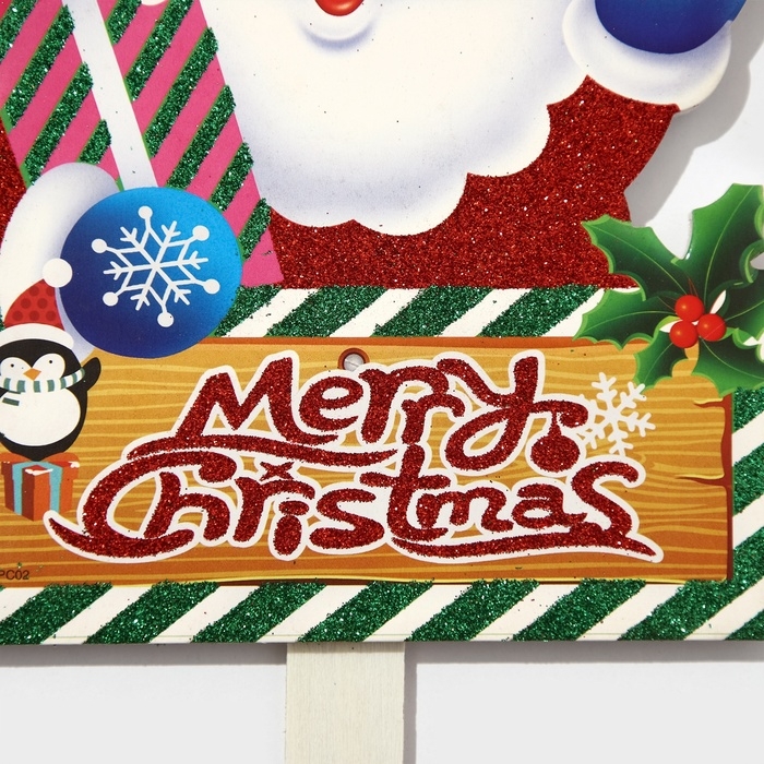 Топпер декоративный Топпер декоративный "Дедушка мороз" 18х68 см