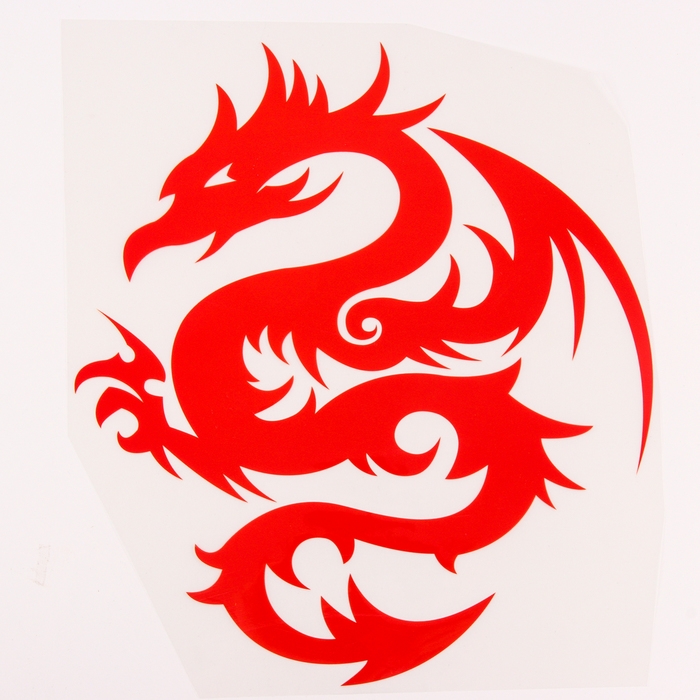 Термотрансфер «Дракон», цвет красный, набор 10 шт. Термотрансфер «Дракон», цвет красный, набор 10 шт.