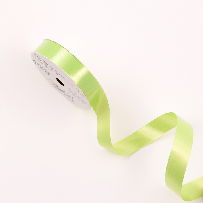 Новый год. Лента для декора и подарков, салатовый, 2 см х 45 м Новый год. Лента для декора и подарков, салатовый, 2 см х 45 м
