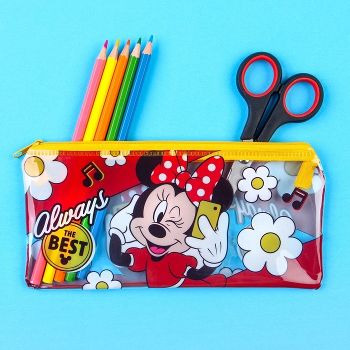 Пенал мягкий, 10х21 см, Минни Маус Пенал мягкий, 10х21 см, Минни Маус