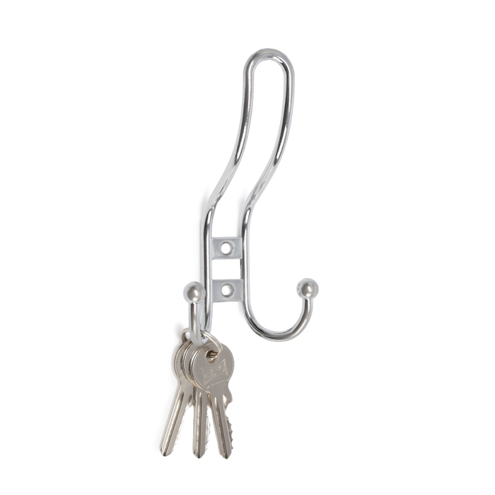 Крючок мебельный ТУНДРА TKT002 LIGHT, трехрожковый, хром Крючок мебельный ТУНДРА TKT002 LIGHT, трехрожковый, хром