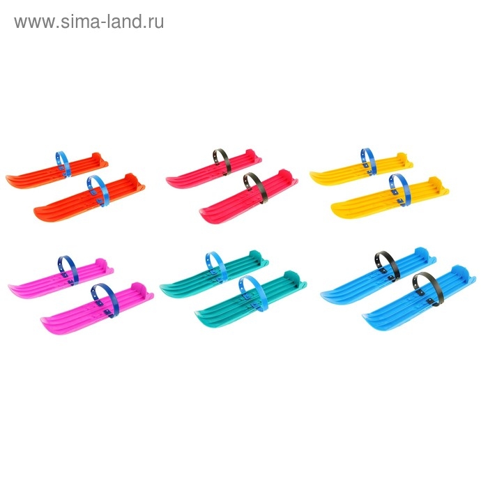 Мини-лыжи малые, Р-1 цвета МИКС Мини-лыжи малые, Р-1 цвета МИКС
