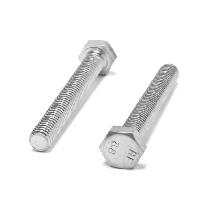 Болт ТУНДРА, оцинкованный, DIN 933, класс прочности 8.8, М8х60 мм, 1 кг Болт ТУНДРА, оцинкованный, DIN 933, класс прочности 8.8, М8х60 мм, 1 кг