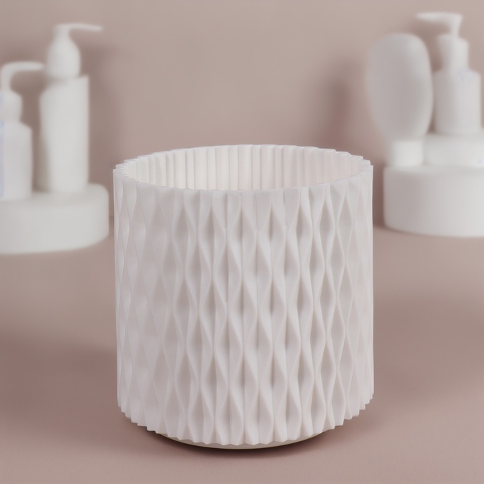 Органайзер - подставка для хранения, вращающийся, 5 секций, d = 11,5 см, цвет белый Органайзер - подставка для хранения, вращающийся, 5 секций, d = 11,5 см, цвет белый