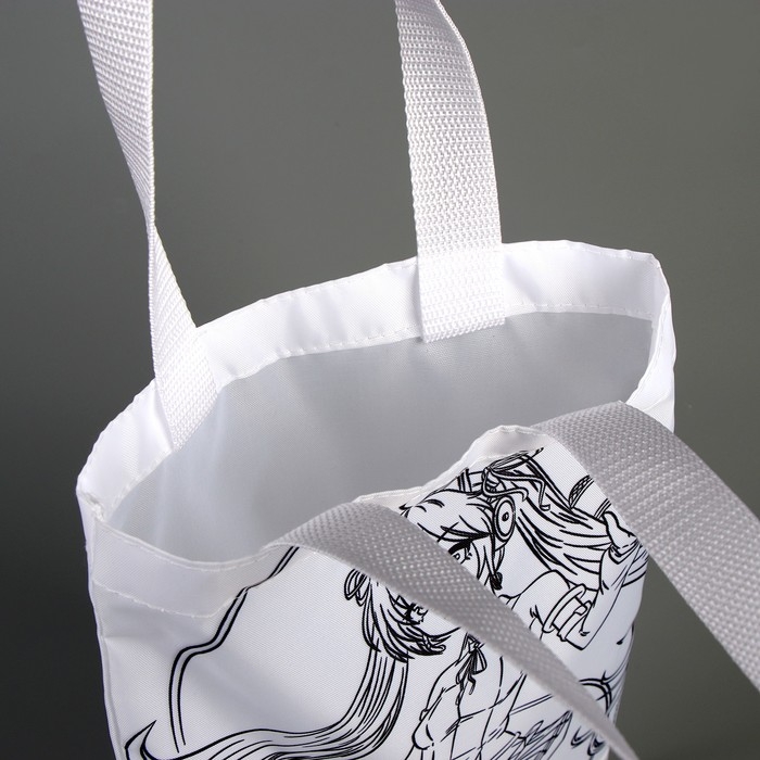 Сумка-шопер, раскраска «Девочка с микрофоном», 32 х 23 см Сумка-шопер, раскраска «Девочка с микрофоном», 32 х 23 см