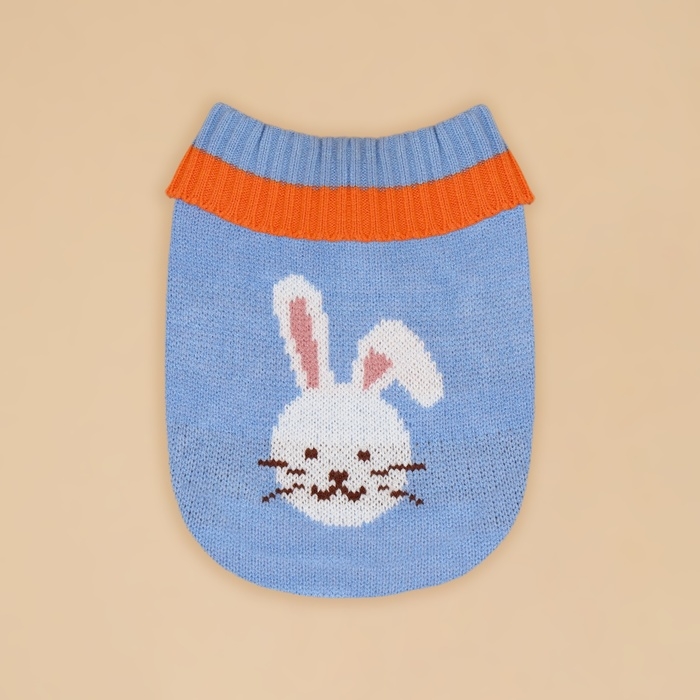 Свитер  Свитер "Зайка", XS (ДС 17, ОШ 17, ОГ 23-37 см)