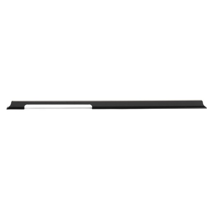 Ручка скоба CAPPIO, алюминий, м/о 576 мм, цвет черный с серой вставкой