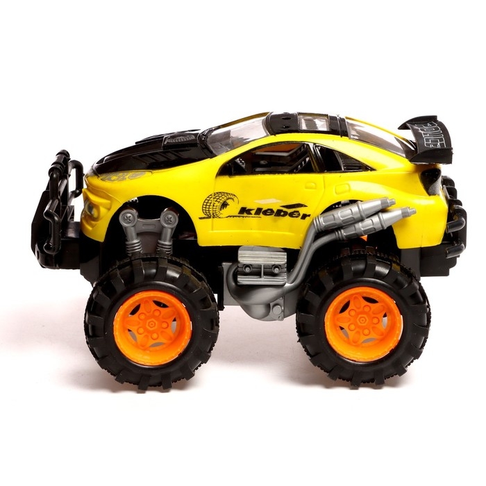 Джип радиоуправляемый «Гонщик», работает от батареек, цвет жёлтый Джип радиоуправляемый «Гонщик», работает от батареек, цвет жёлтый