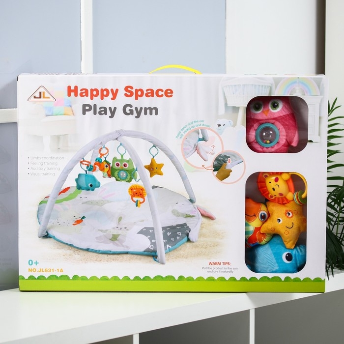 Развивающий коврик с дугами «Зайчики», 73x48 см. Развивающий коврик с дугами «Зайчики», 73x48 см.