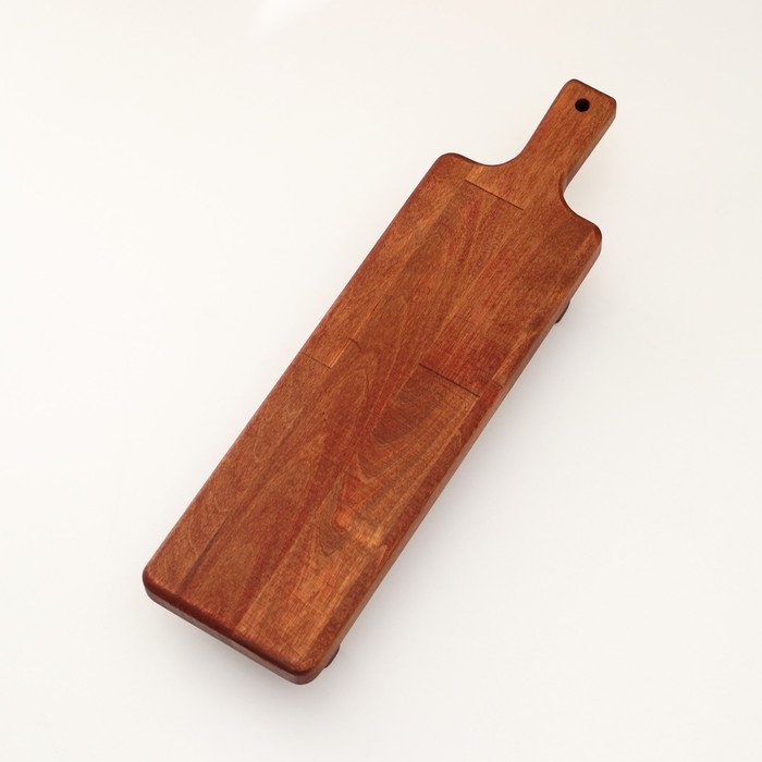 Доска разделочная для подачи и сервировки с ручкой, на ножках, 38×10×6 см, берёза Доска разделочная для подачи и сервировки с ручкой, на ножках, 38×10×6 см, берёза