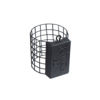 Груз-кормушка металлическая X-FEEDER ME CLASSIC M GRID, цвет Matt Black, 80 г, 35 мл