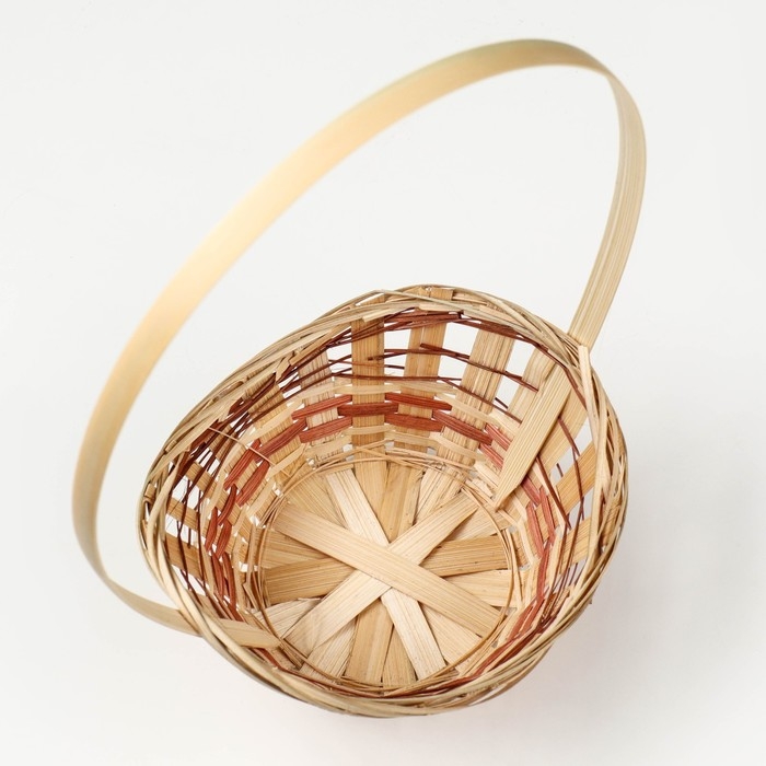 Корзина плетеная «Ладья», 15×13×8 см, бамбук Корзина плетеная «Ладья», 15×13×8 см, бамбук