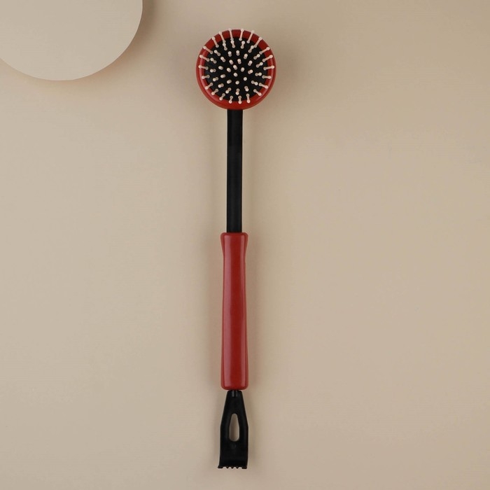 Массажер для тела, чесалка для спины Массажер для тела, чесалка для спины "Счастье внутри", 33 х 7,5 см