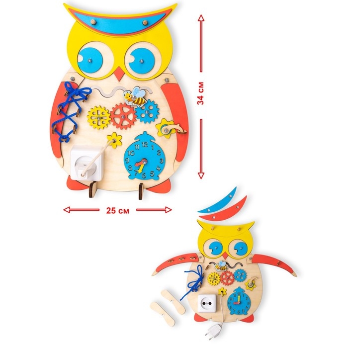 Развивающая доска «Бизи-Сова» Развивающая доска «Бизи-Сова»