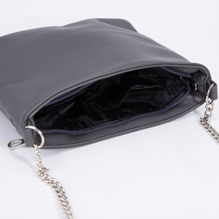 Сумка кросс-боди на молнии, цвет серый Сумка кросс-боди на молнии, цвет серый