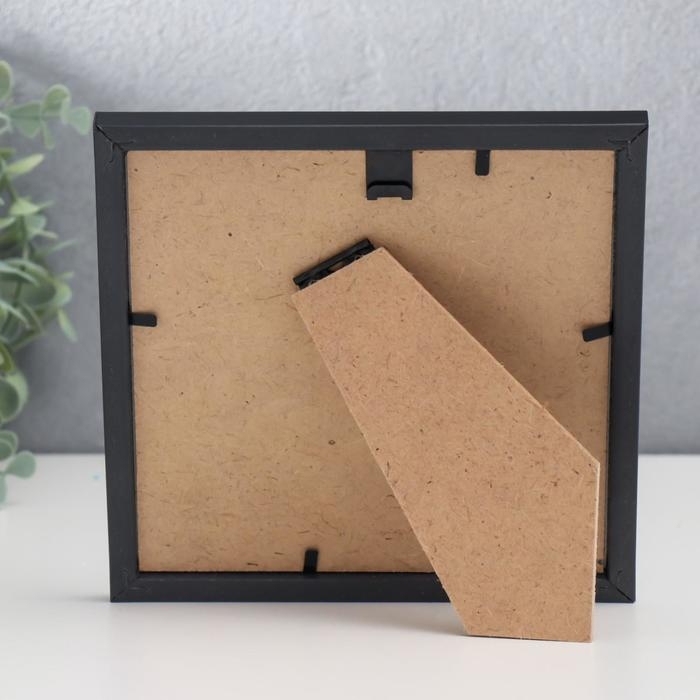 Фоторамка пластик Gallery 15х15 см, 636477-3, чёрный с серебром (пластиковый экран) Фоторамка пластик Gallery 15х15 см, 636477-3, чёрный с серебром (пластиковый экран)